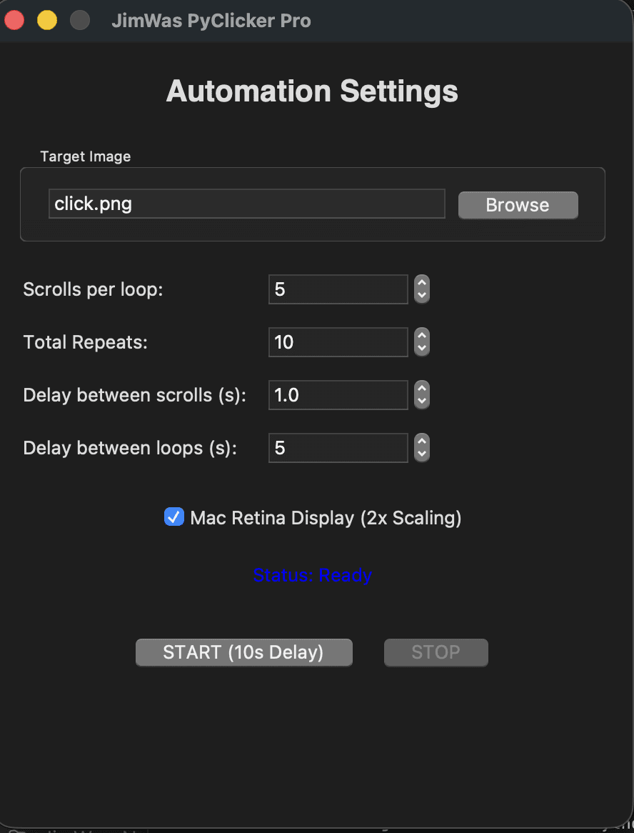 JimWas PyClicker Pro product screenshot